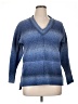 Terra & Sky Blue Pullover Sweater Size 0X - photo 1
