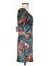 Mia Joy Floral Teal Cocktail Dress Size S - photo 4