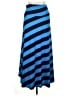Lularoe Stripes Blue Casual Skirt Size XL - photo 1