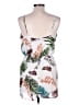 Shein 100% Polyester Tropical White Romper Size 8 - 10 - photo 2