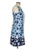 Eliza J Print Blue Casual Dress Size 8 - photo 4