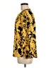 41Hawthorn 100% Polyester Yellow Long Sleeve Blouse Size M - photo 5