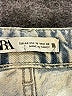 Zara 100% Cotton Houndstooth Blue Jeans Size 10 - photo 7