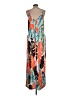 Unbranded Tropical Orange Casual Dress Size L - photo 2