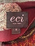 ECI Print Burgundy Cocktail Dress Size 8 - photo 4