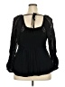 Torrid 100% Rayon Black Long Sleeve Blouse Size 2X Plus (2) - photo 2