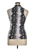 Eye Candy Silver Sleeveless Blouse Size XL - photo 2