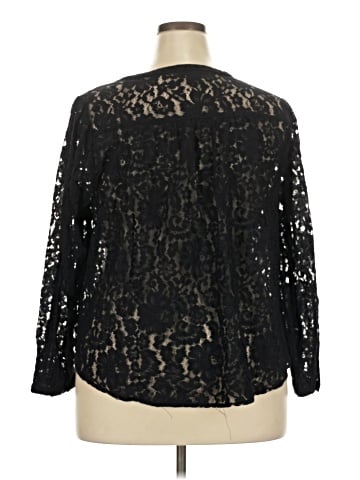 Torrid 3/4 Sleeve Blouse - back