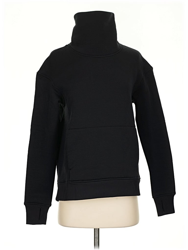 Pre-owned Lululemon Athletica Turtleneck Sweater In Black