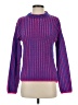 Endless Rose Color Block Blue Turtleneck Sweater Size S - photo 1