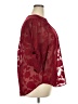 Torrid 100% Polyester Burgundy 3/4 Sleeve Blouse Size 2X Plus (2) - photo 4