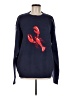 Edikted Graphic Blue Pullover Sweater Size M - photo 1