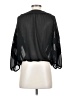 Max Studio 100% Polyester Black 3/4 Sleeve Blouse Size S - photo 2
