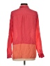Tommy Bahama Color Block Red Long Sleeve Blouse Size S - photo 2
