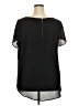 Torrid 100% Polyester Black Short Sleeve Blouse Size 2X Plus (2) - photo 2