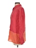 Tommy Bahama Color Block Red Long Sleeve Blouse Size S - photo 5
