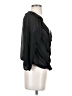 Max Studio 100% Polyester Black 3/4 Sleeve Blouse Size S - photo 4