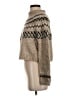 J.Crew Chevron-herringbone Tan Turtleneck Sweater Size XXS - photo 5