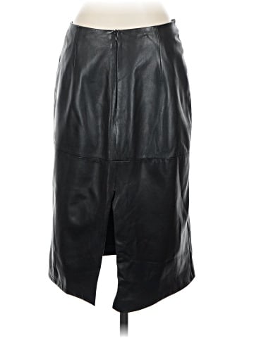 HUGO by HUGO BOSS Faux Leather Skirt (view 2)