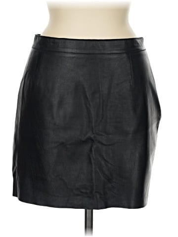 Susana Monaco Leather Skirt (view 1)