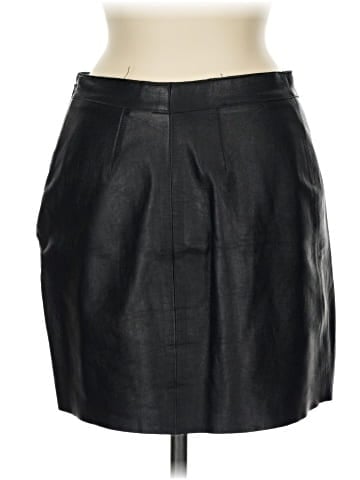 Susana Monaco Leather Skirt (view 2)