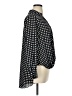 Alfani 100% Polyester Polka Dots Black Long Sleeve Blouse Size 14 - photo 4