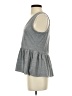 Truly Madly Deeply Gray Sleeveless Top Size S - photo 5