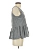 Truly Madly Deeply Gray Sleeveless Top Size S - photo 4