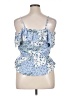 Blush 100% Polyester Blue Tank Top Size XL - photo 2