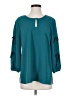 Investments Teal 3/4 Sleeve Blouse Size S - photo 1