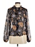 Tamara H. 100% Polyester Brown Long Sleeve Blouse Size M - photo 1
