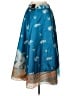 Assorted Brands 100% Silk Paisley Blue Teal Silk Skirt Size S (estimated) - photo 2