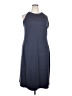 SPANX Solid Gray Casual Dress Size 2X - photo 1