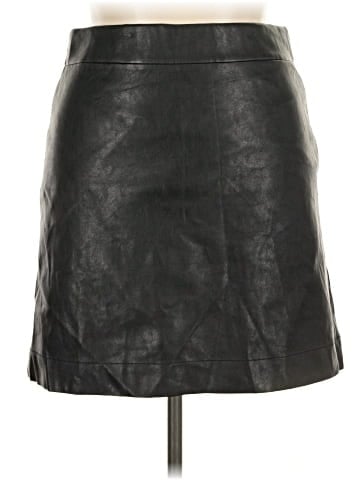J.Crew Factory Store Faux Leather Skirt (view 1)