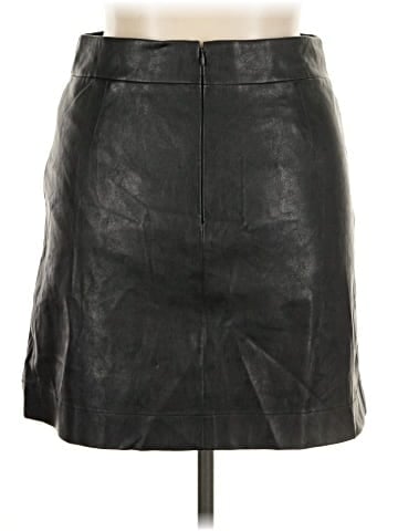 J.Crew Factory Store Faux Leather Skirt (view 2)