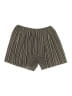 Mode 100% Polyester Stripes Gold Shorts Size M - photo 1