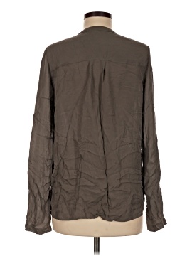 Vince. Long Sleeve Silk Top (view 2)
