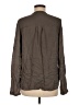 Vince. 100% Silk Brown Long Sleeve Silk Top Size M - photo 2