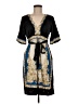 ECI Paisley Black Cocktail Dress Size 6 - photo 1
