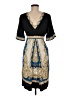 ECI Paisley Black Cocktail Dress Size 6 - photo 2