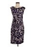 db established 1962 Print Purple Cocktail Dress Size 8 - photo 1