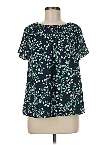 Ann Taylor LOFT Outlet Short Sleeve Blouse (view 1)