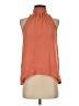 prologue 100% Polyester Orange Sleeveless Blouse Size XS - photo 1