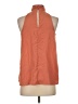 prologue 100% Polyester Orange Sleeveless Blouse Size XS - photo 2