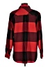 Athleta Plaid Red Long Sleeve Button-Down Shirt Size L - photo 2