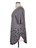 Torrid Stars Gray 3/4 Sleeve T-Shirt Size 1X Plus (1) - photo 5