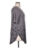 Torrid Stars Gray 3/4 Sleeve T-Shirt Size 1X Plus (1) - photo 4