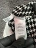 Calvin Klein 100% Acrylic Houndstooth Silver Turtleneck Sweater Size S - photo 8