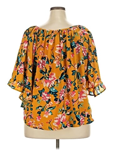 Living Doll 3/4 Sleeve Blouse (view 2)