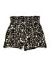 Three Dots Animal Print Black Shorts Size XL - photo 2
